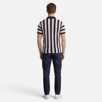 Valeniri | Men's Crochet Polo Shirt – Striped Short Sleeve
