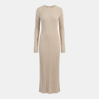Valeniri | Women’s Comfortable Knit Dress Wool Blend Classic Casual Midi Dress