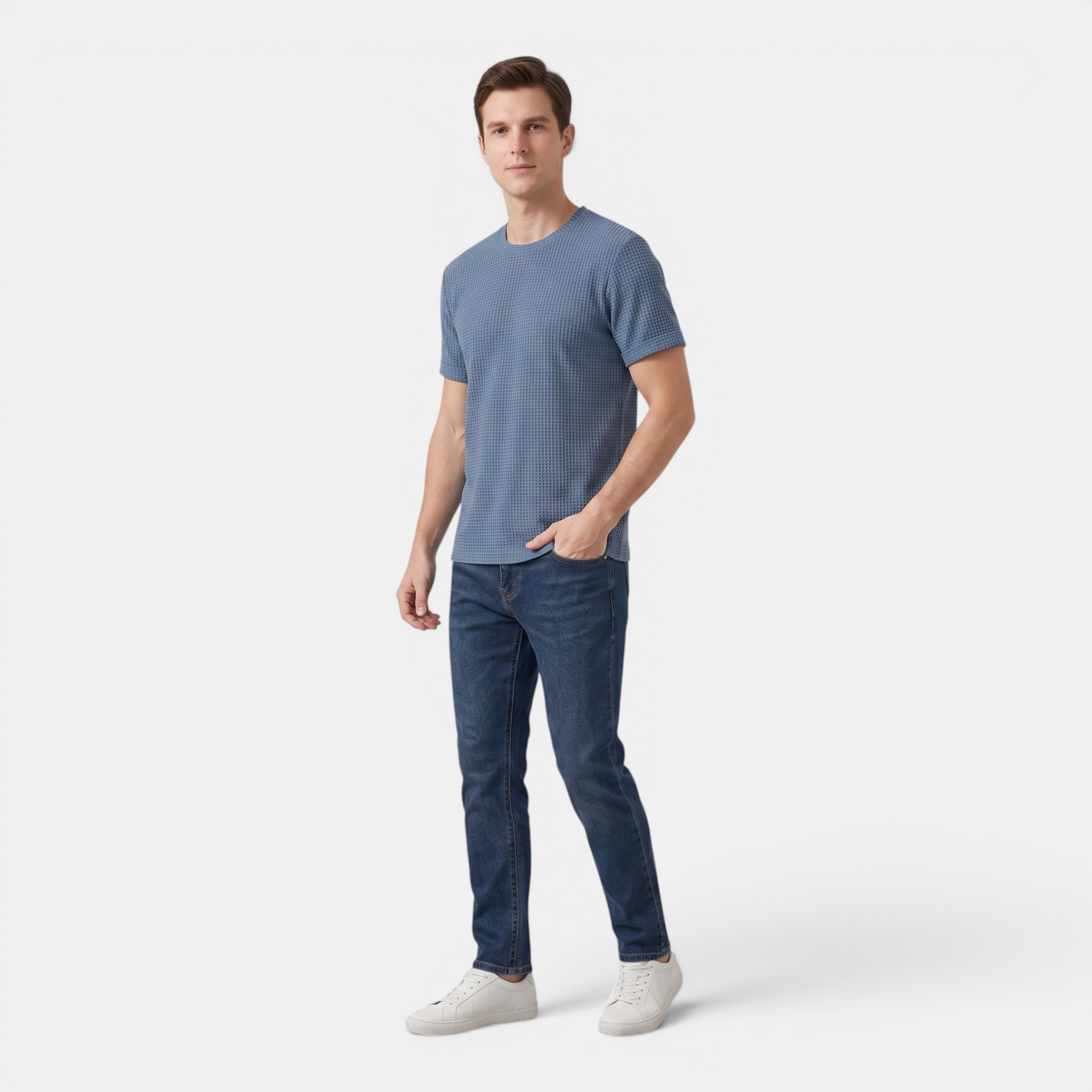 Valeniri | Men's Cotton T-Shirt Classic Crew Neck Short Sleeve
