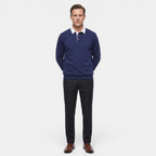 Valeniri | Men’s Long Sleeve Polo Sweater Classic Fit Casual Knit Top