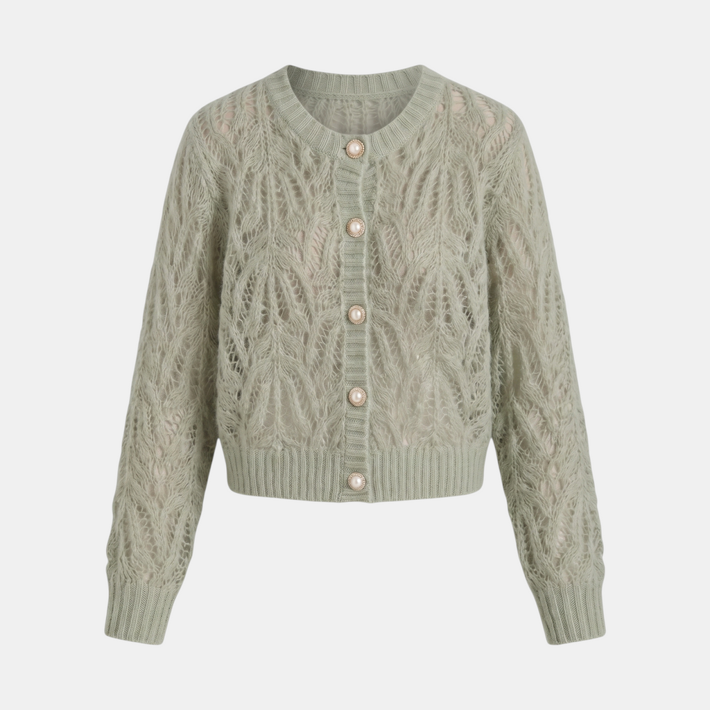 Valeniri | Women’s Cable Knit Cardigan Warm Minimalist Layering Top