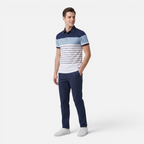 Valeniri | Men's Striped Polo Shirt Classic Short Sleeve Regular Fit
