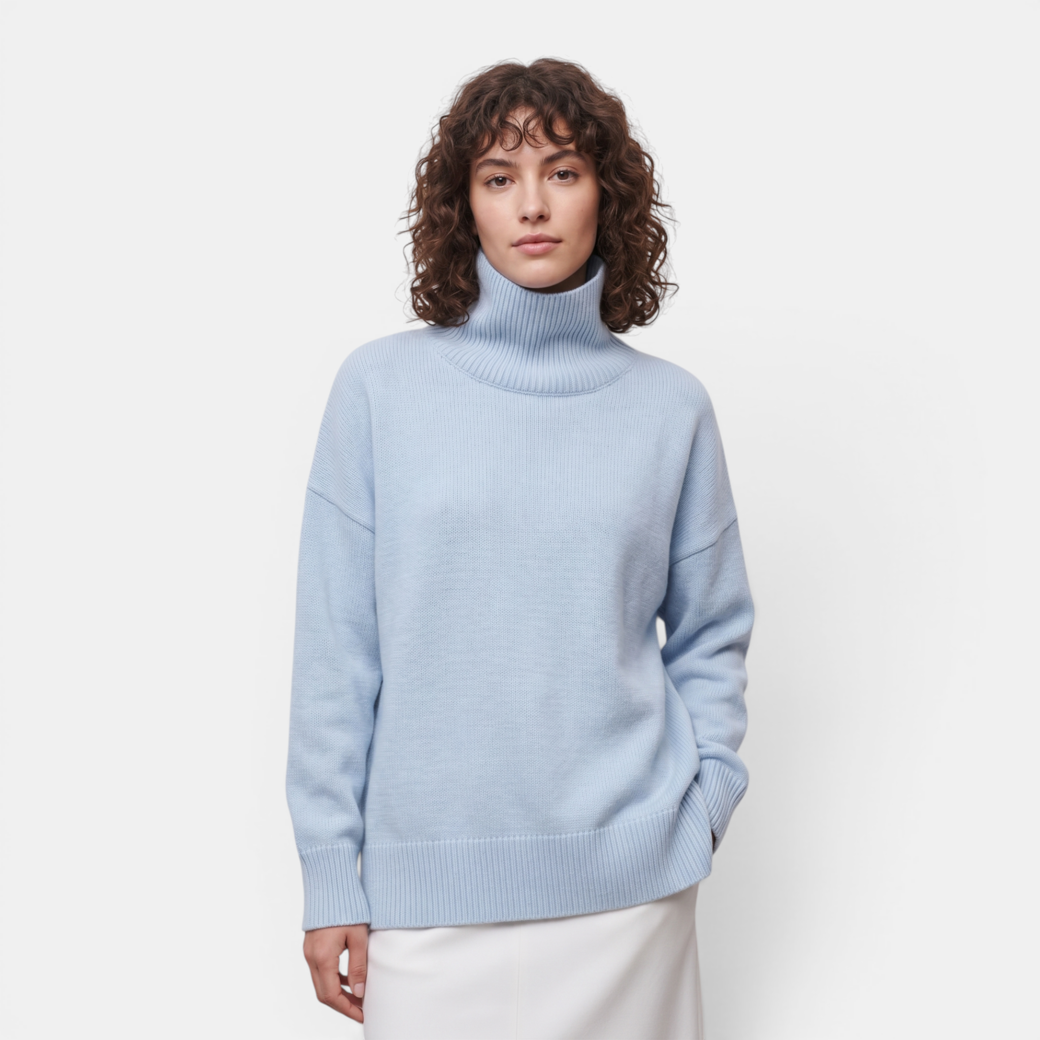 Valeniri | Women's Long Sleeve Turtleneck Sweater Classic Winter Knitwear