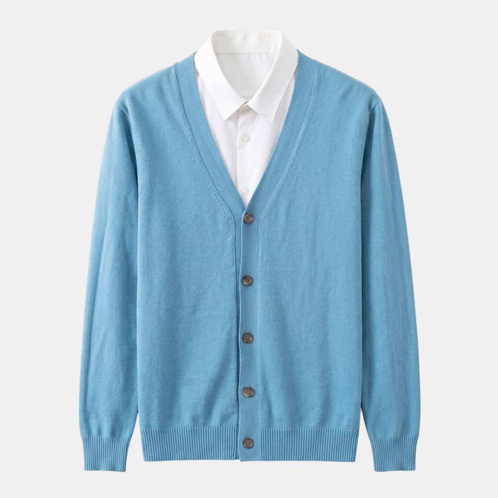 Valeniri | Men's Classic Cardigan Soft Knit Elegant Everyday Sweater