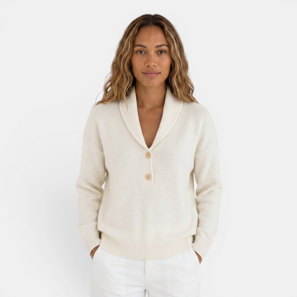 Valeniri | Women's Polo Collar Knit Pullover – Soft Comfort Classic Fit