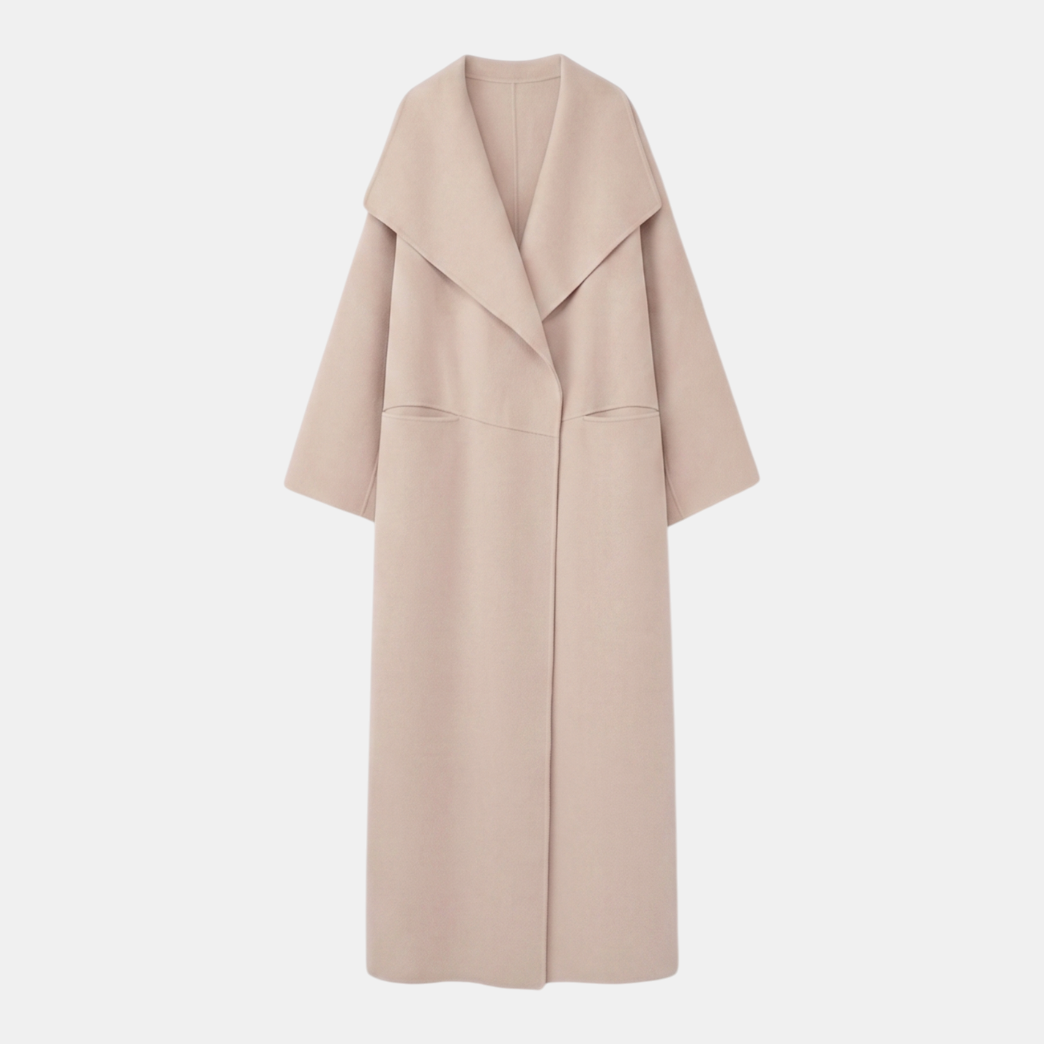 Valeniri | Women’s Wool Cashmere Long Coat Classic Double-Sided Warmth