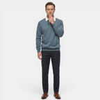 Valeniri | Men’s Long Sleeve Polo Sweater Classic Fit Casual Knit Top