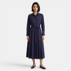 Valeniri | Women’s Long Sleeve Shirt Dress Casual Elegant Everyday Dress