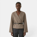 Valeniri | Women's V-Neck Blouse Loose Fit Elegant Casual Top