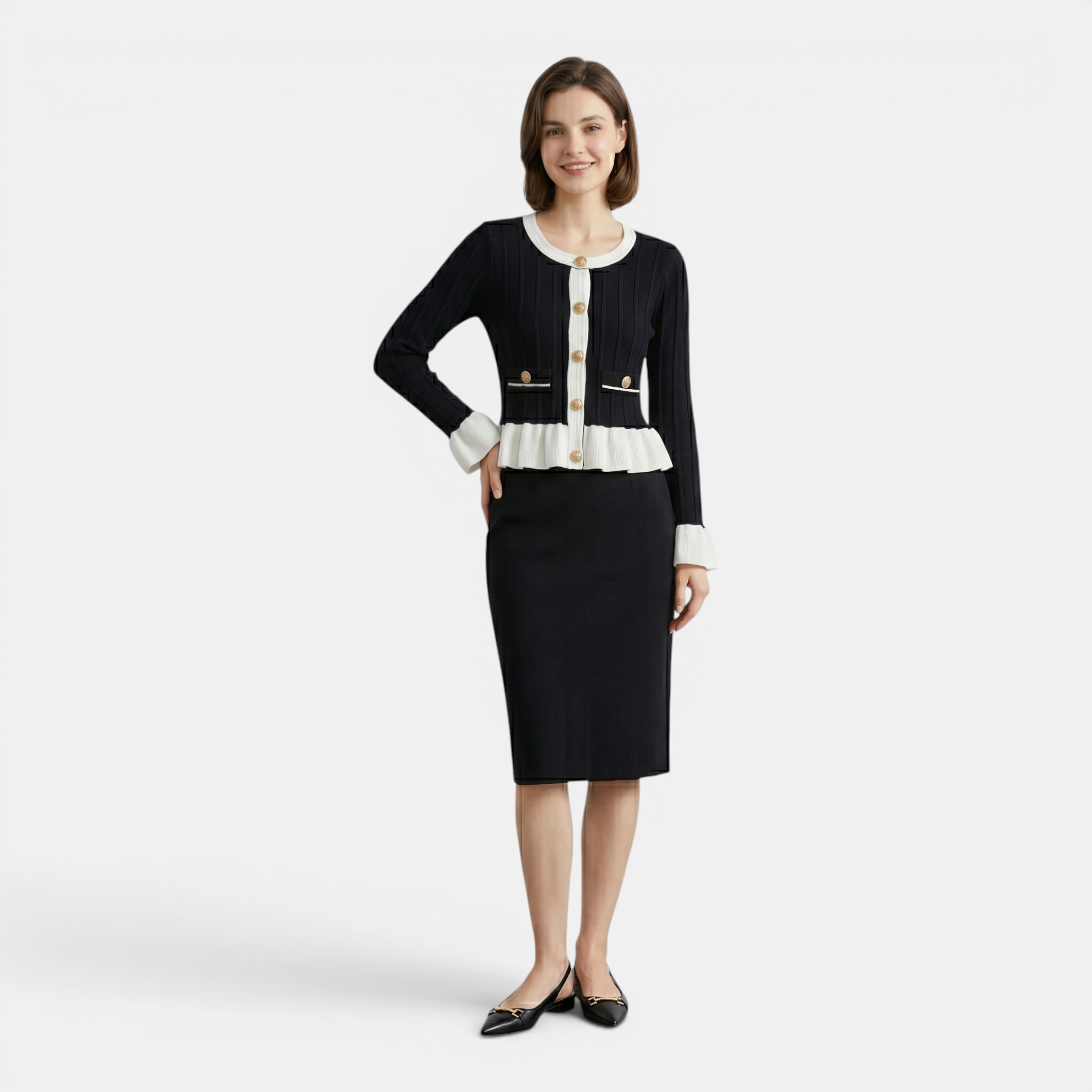 Valeniri | Women’s Soft Knit Cardigan Sweater for Elegant Daily Wear