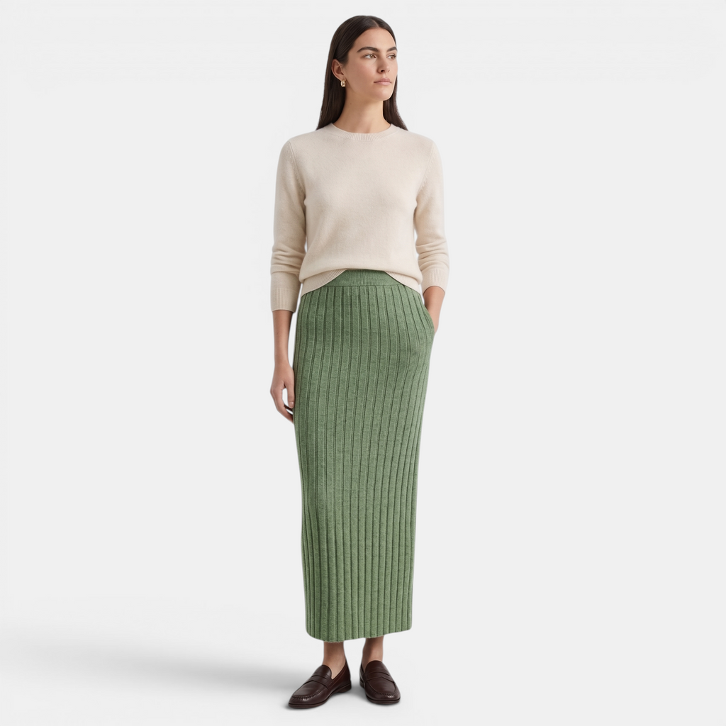 Valeniri | Women’s Elegant Midi Skirt Comfortable Lightweight Casual Skirt