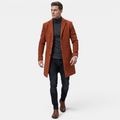 Valeniri | Men’s Tweed Coat Warm Wool Blend Classic Fit Jacket