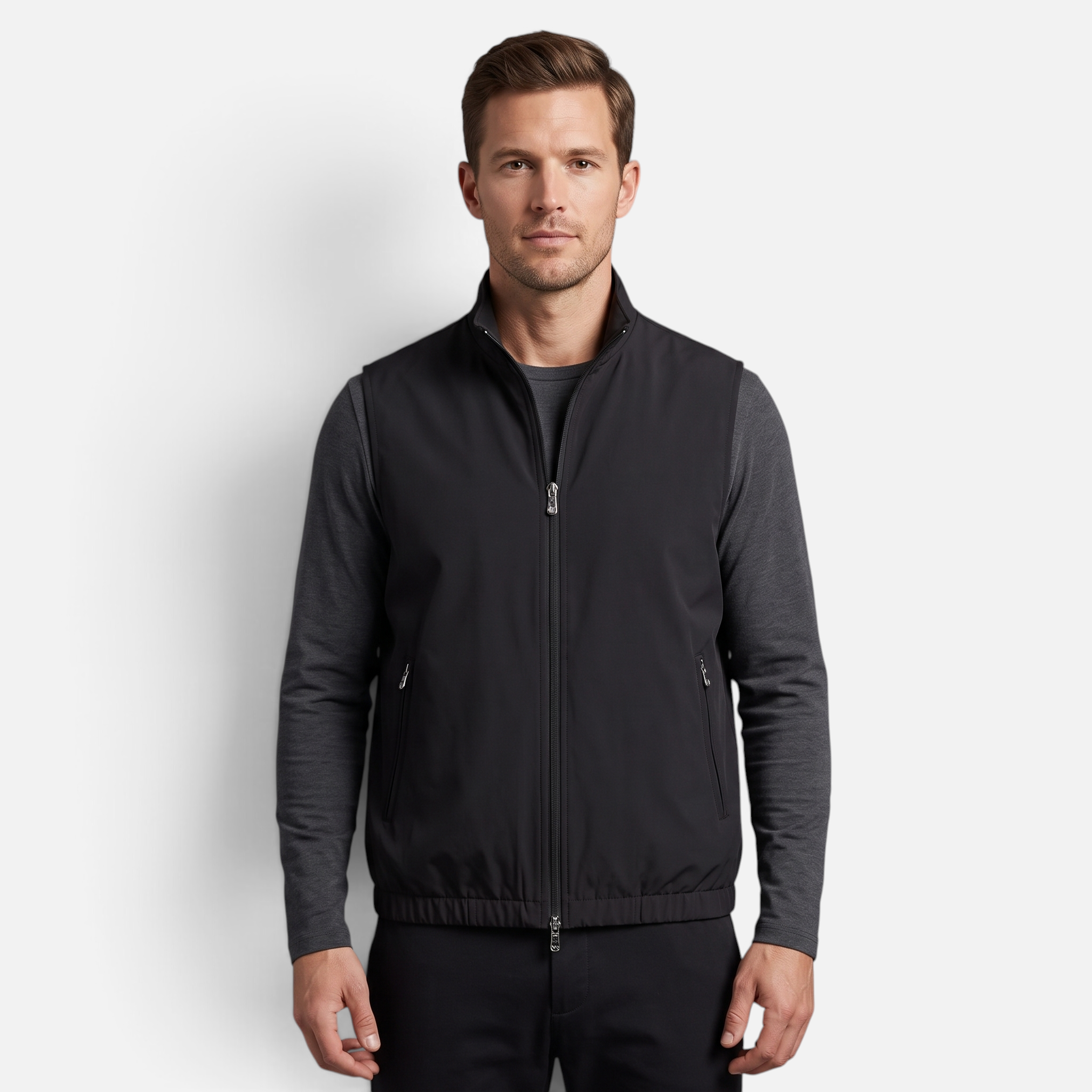 Valeniri | Men's Reversible Zip-Up Vest for Casual Layering