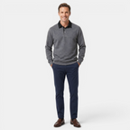 Valeniri | Men’s Long Sleeve Polo Sweater Classic Fit Casual Knit Top