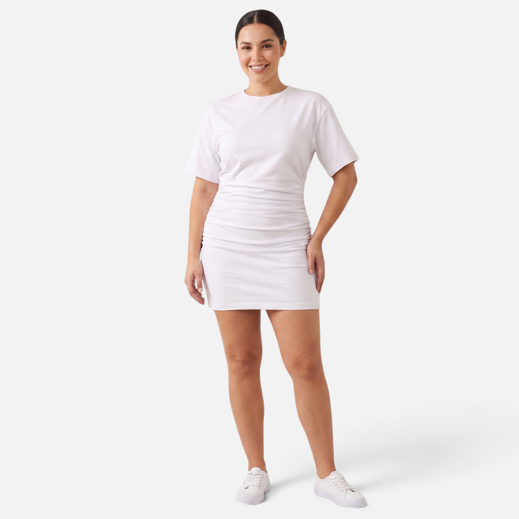 Valeniri | Women's Slim Fit Ruched Dress Elegant Midi Bodycon Dress