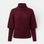 Valeniri | Women’s High Neck Knit Pullover Sweater
