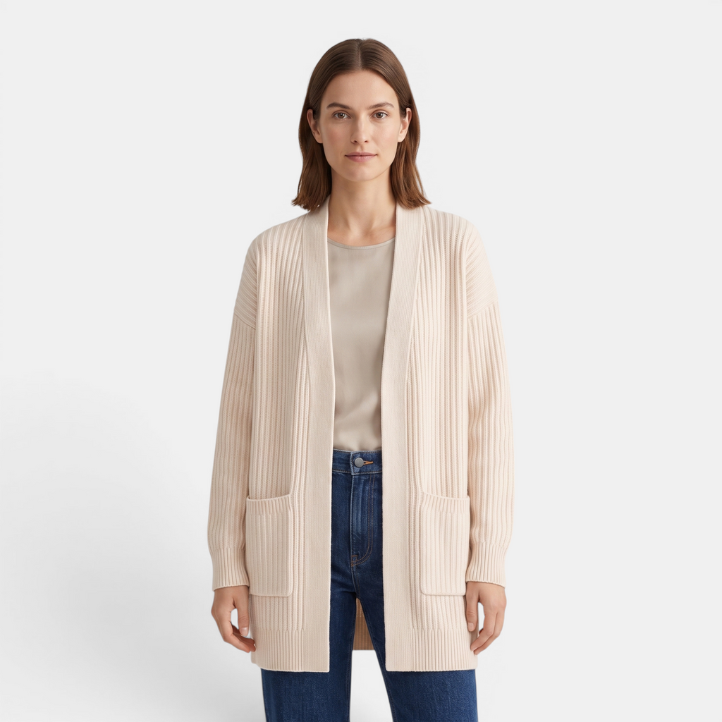 Valeniri | Women's Shawl Collar Knit Cardigan Soft Open Front