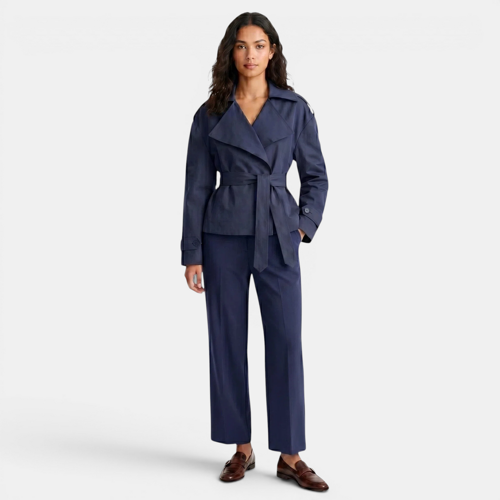Valeniri | Women’s Tailored Coat Classic Fit Long Sleeve Coat