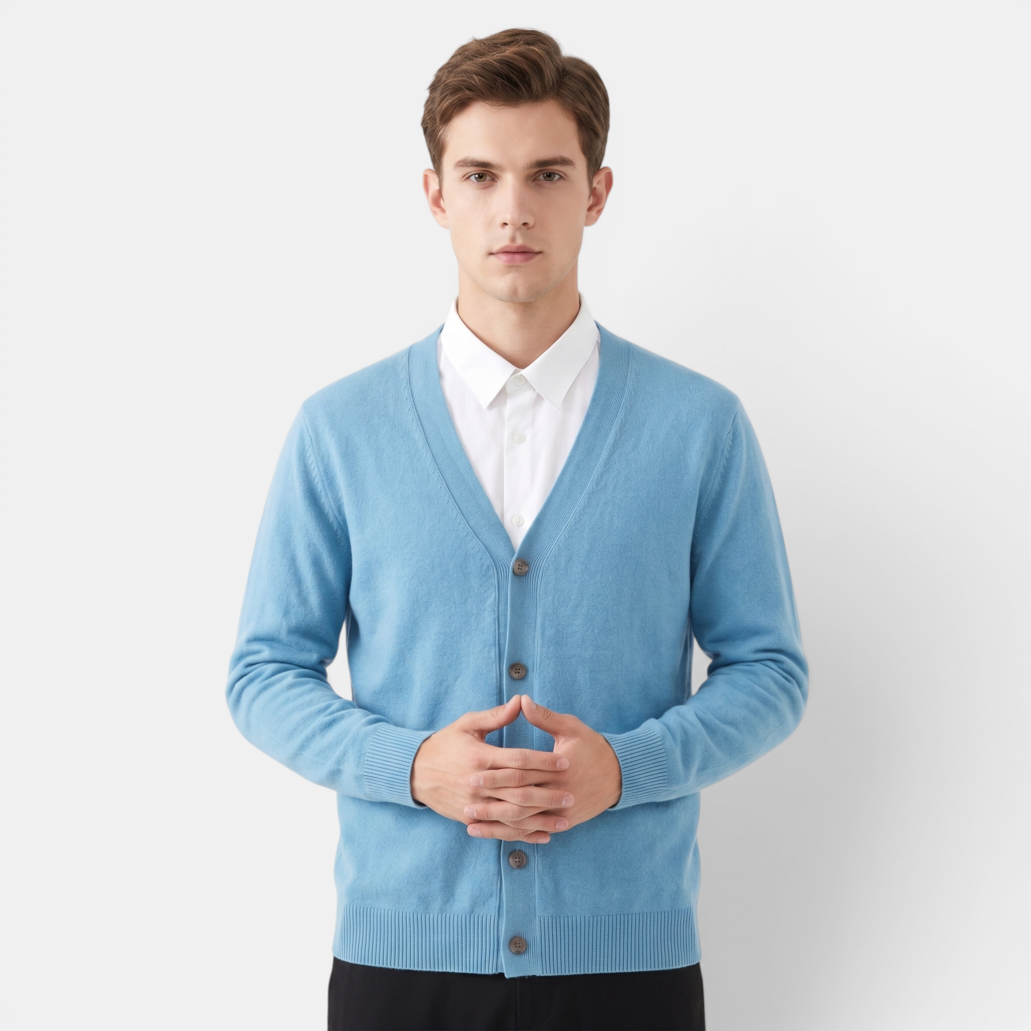 Valeniri | Men's Classic Cardigan Soft Knit Elegant Everyday Sweater