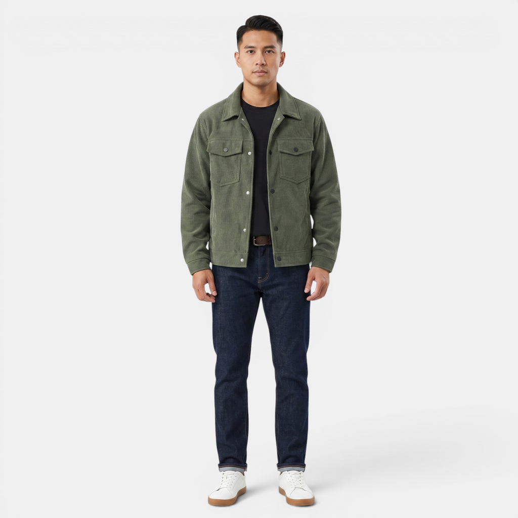 Valeniri | Men’s Loose Fit Jacket for Casual Office and Daily Wear