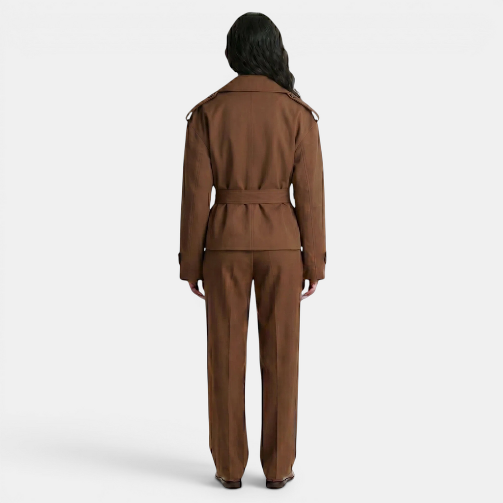 Valeniri | Women’s Tailored Coat Classic Fit Long Sleeve Coat