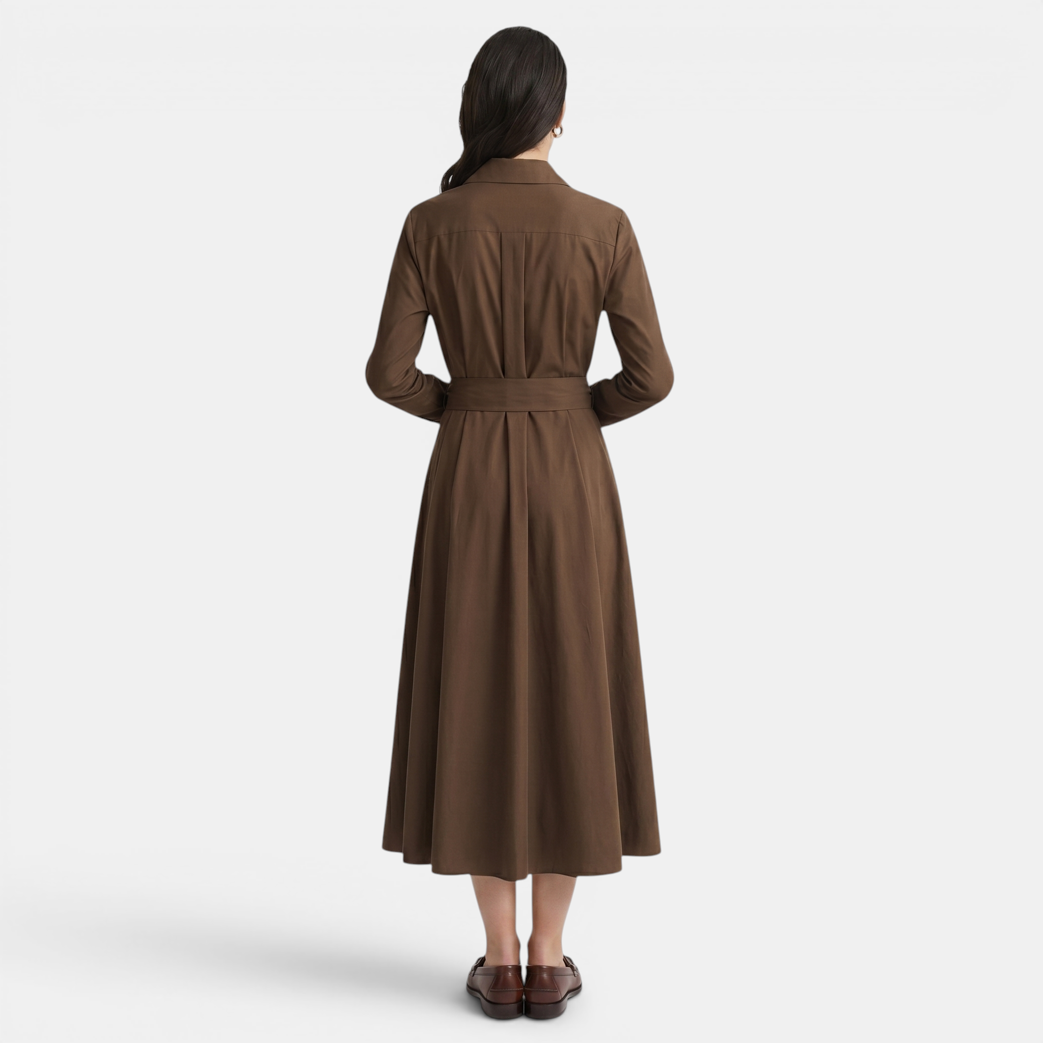 Valeniri | Women’s Long Sleeve Shirt Dress Casual Elegant Everyday Dress
