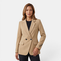 Valeniri | Women's Double Breasted Blazer Elegant Slim Fit Office Jacket