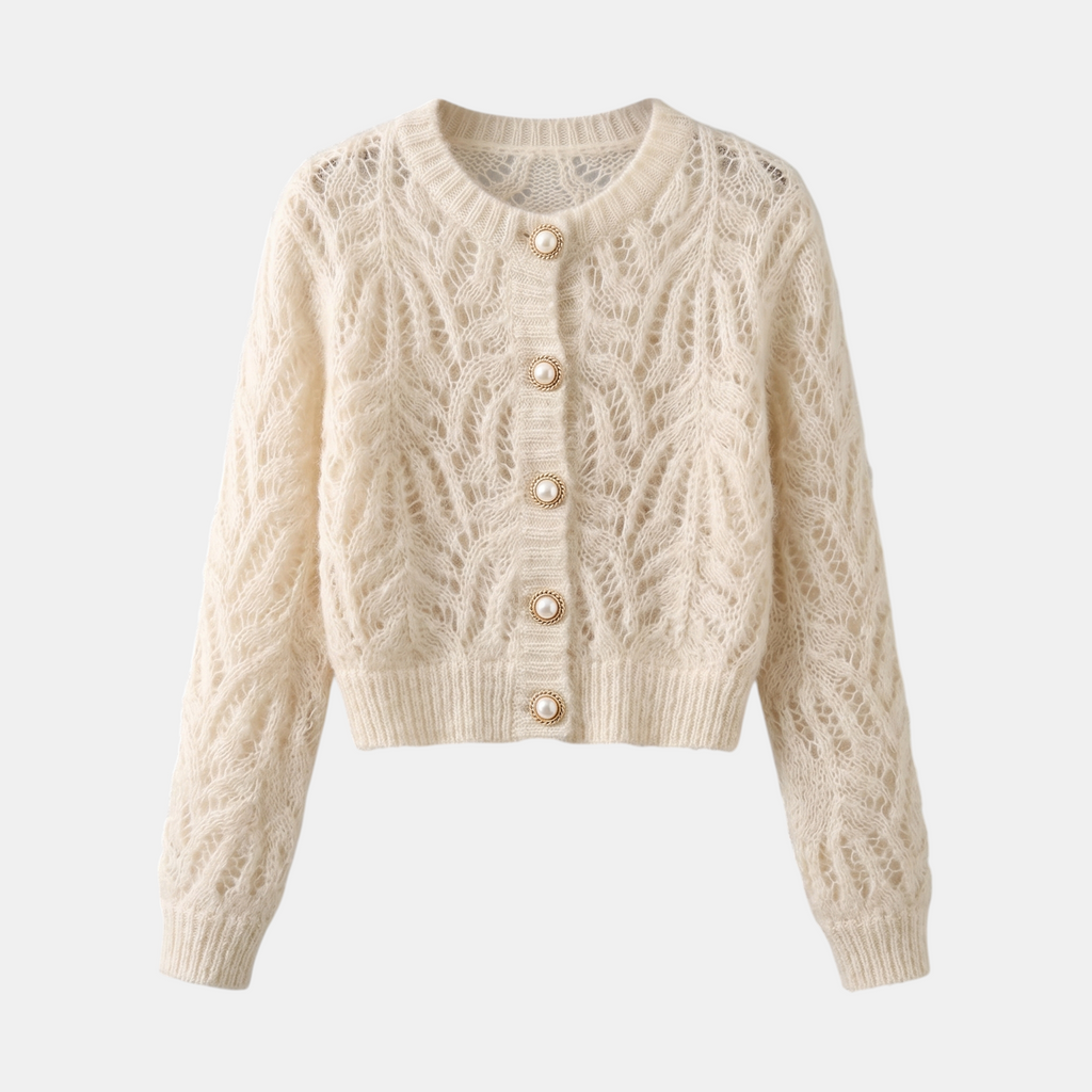 Valeniri | Women’s Cable Knit Cardigan Warm Minimalist Layering Top