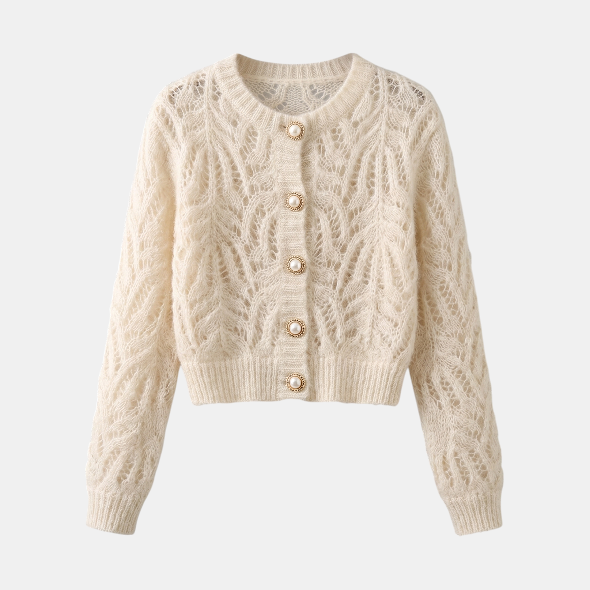 Valeniri | Women’s Cable Knit Cardigan Warm Minimalist Layering Top