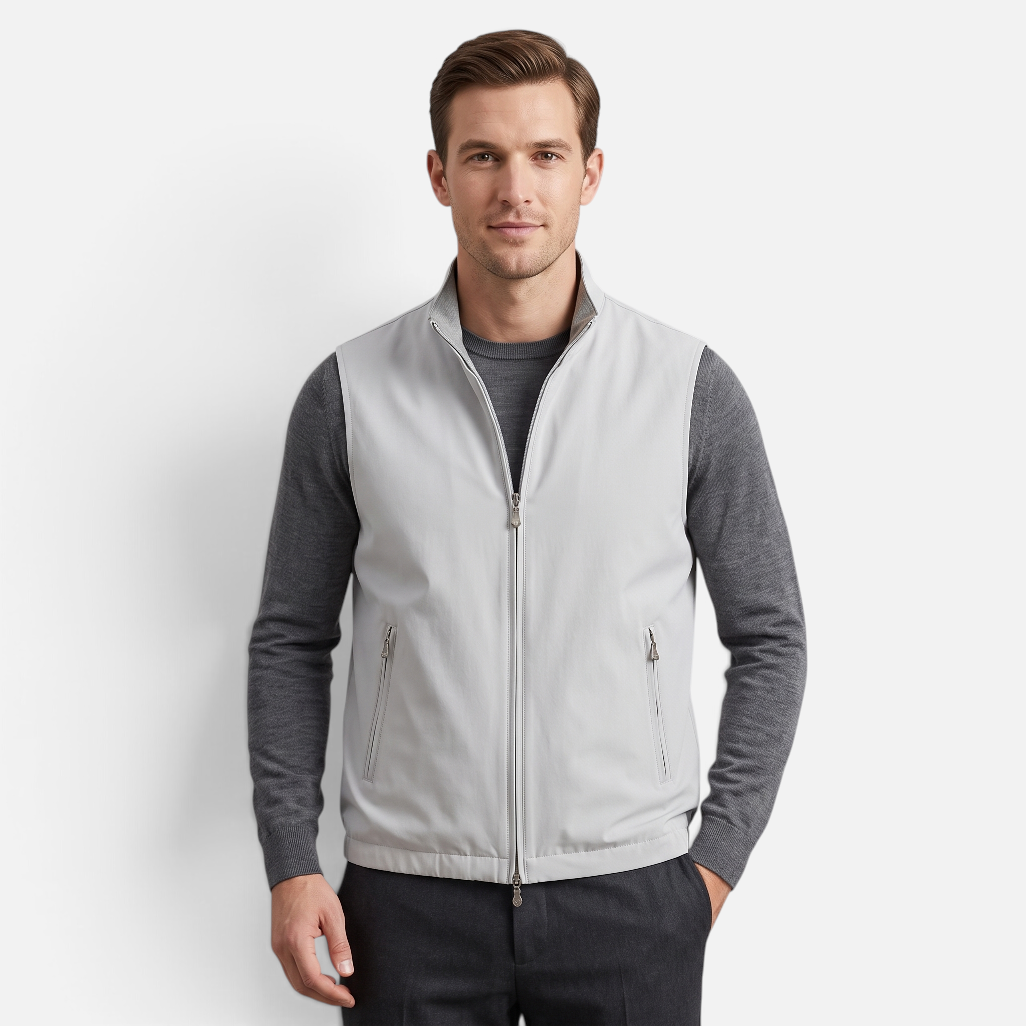 Valeniri | Men's Reversible Zip-Up Vest for Casual Layering