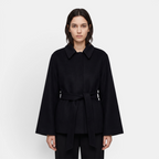 Valeniri | Women's Wool Blazer – Classic Tailored Belted Coat