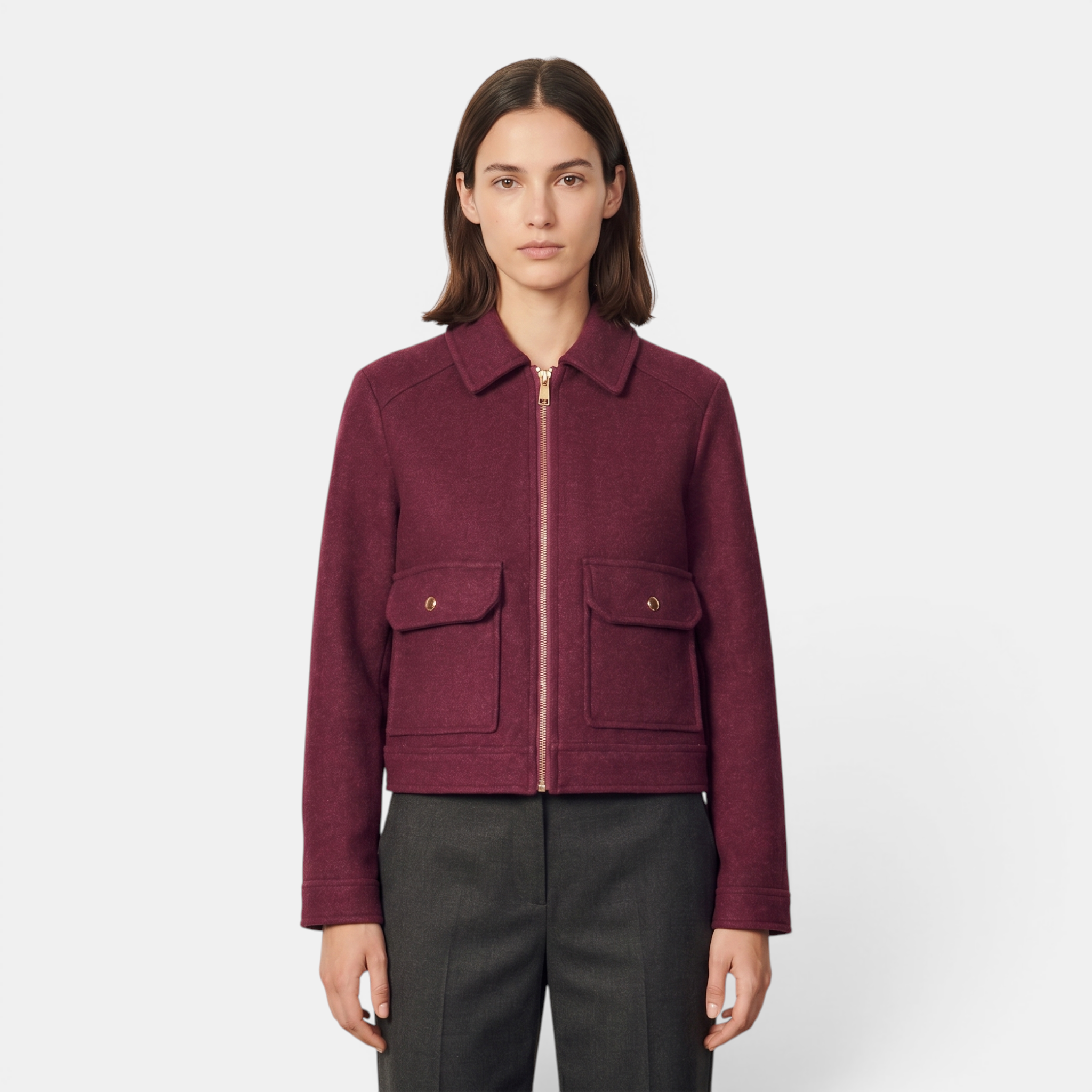 Valeniri | Women's Zip-Up Jacket – Soft Comfort Classic Outerwear