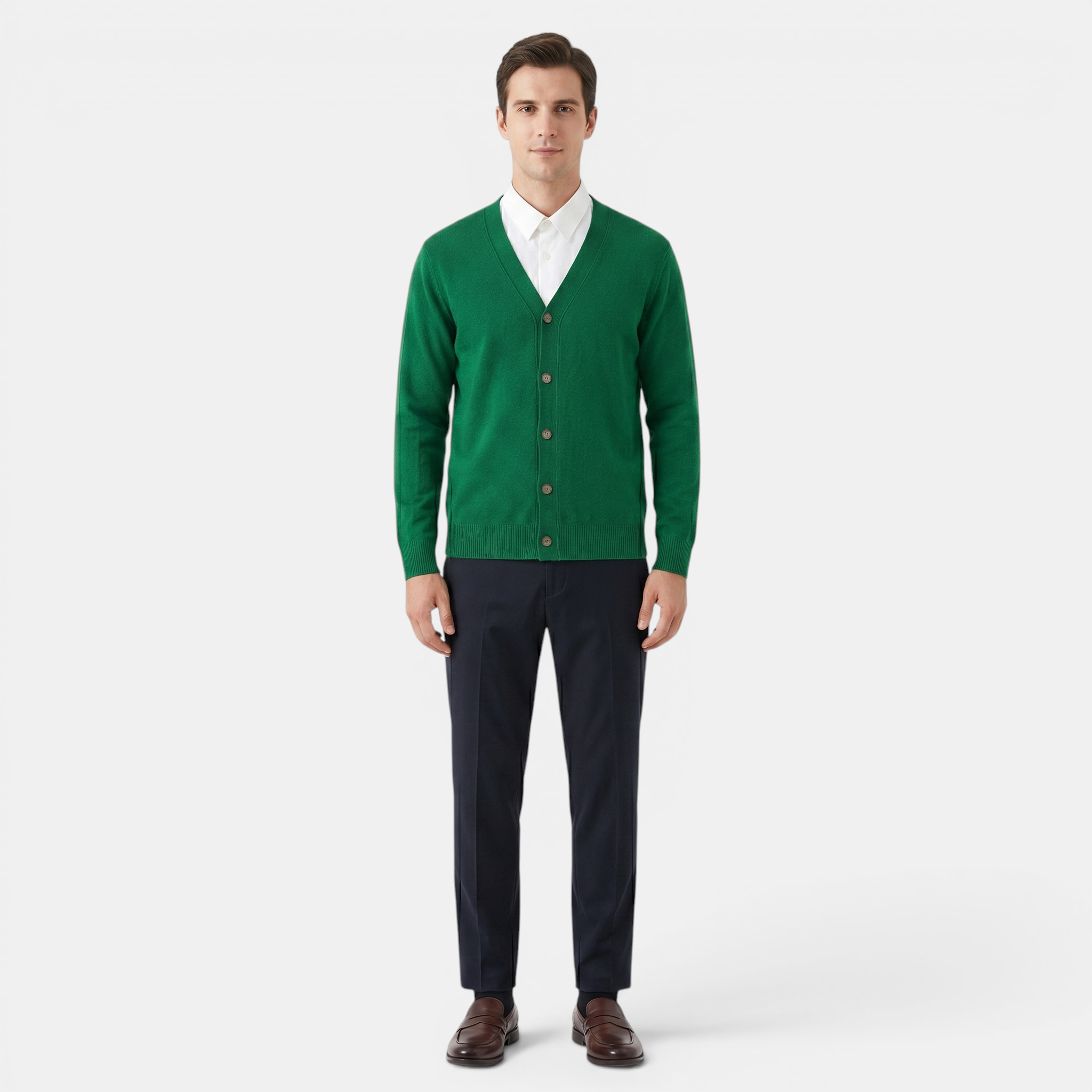 Valeniri | Men's Classic Cardigan Soft Knit Elegant Everyday Sweater