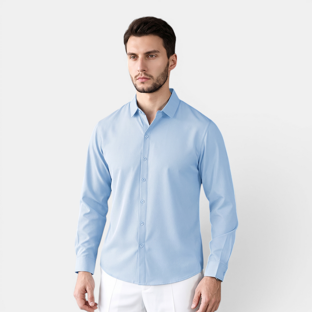 Valeniri | Men’s Long Sleeve Shirt Wrinkle-Resistant Comfort