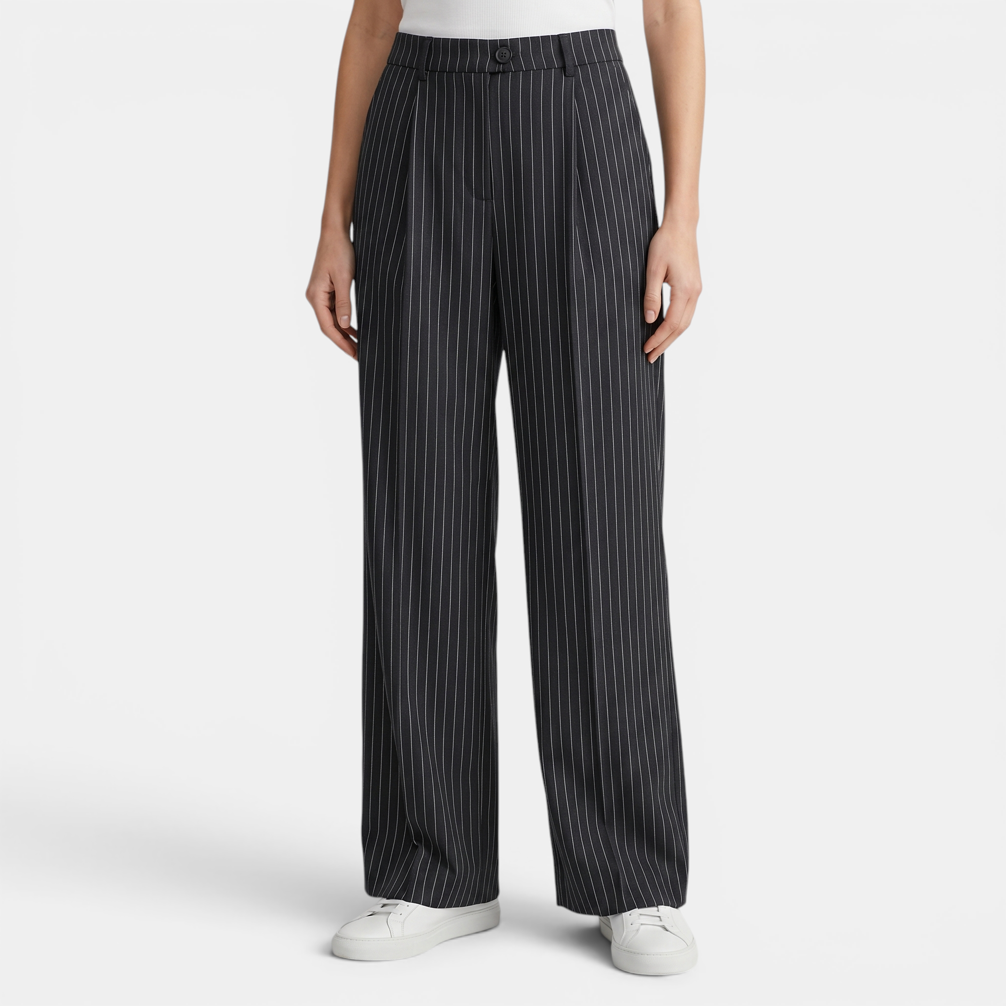 Valeniri | Women's Pleated High Waist Pants – Classic Tailored Trousers