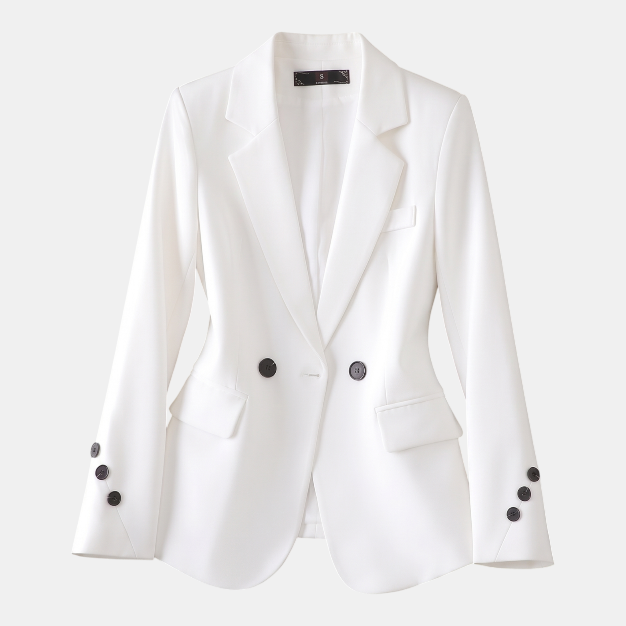 Valeniri | Women's Double Breasted Blazer Elegant Slim Fit Office Jacket
