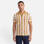Valeniri | Men's Crochet Polo Shirt – Striped Short Sleeve