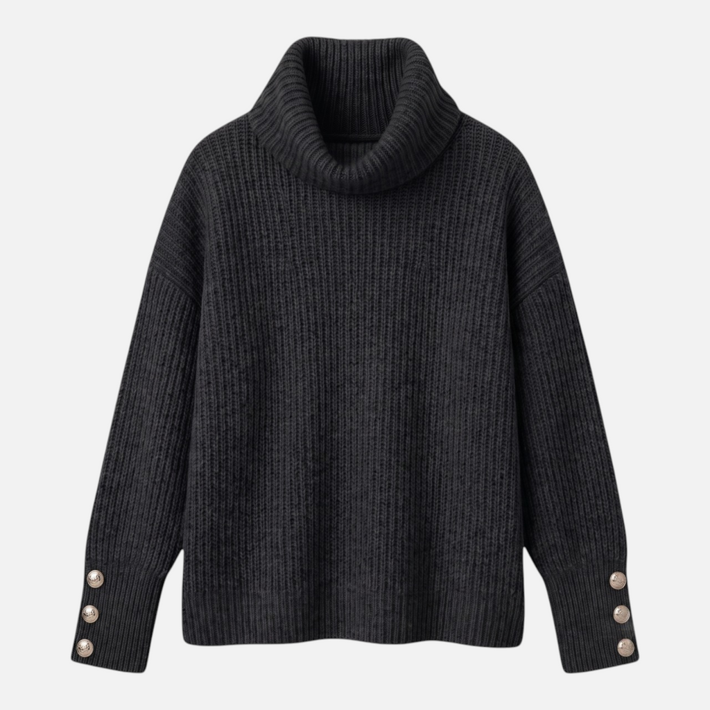 Valeniri | Women's Knit Turtleneck Sweater Soft Cozy Pullover