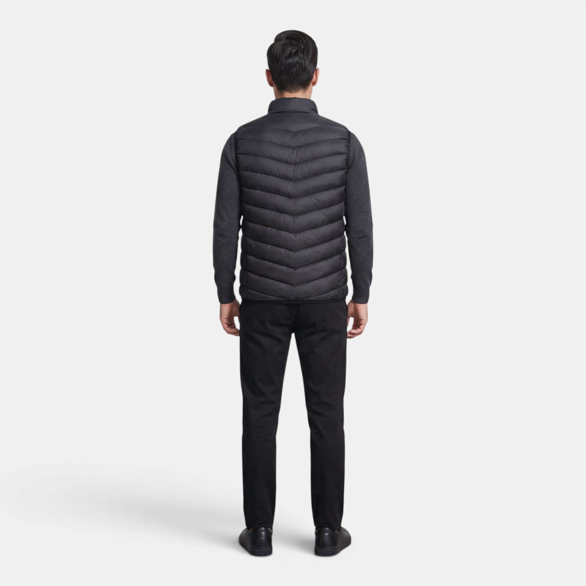 Valeniri | Men's Lightweight Stand Collar Sleeveless Zip Vest Classic Fit