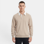 Valeniri | Men’s Long Sleeve Polo Sweater Classic Fit Casual Knit Top