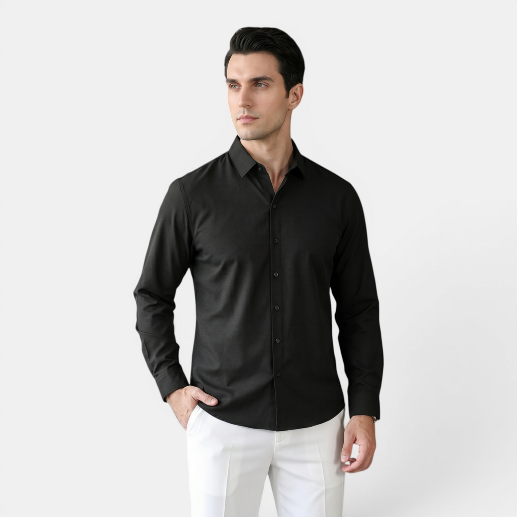 Valeniri | Men’s Long Sleeve Shirt Wrinkle-Resistant Comfort
