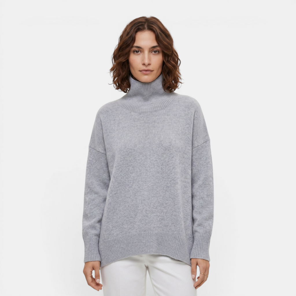 Valeniri | Women's Long Sleeve Turtleneck Sweater Classic Winter Knitwear