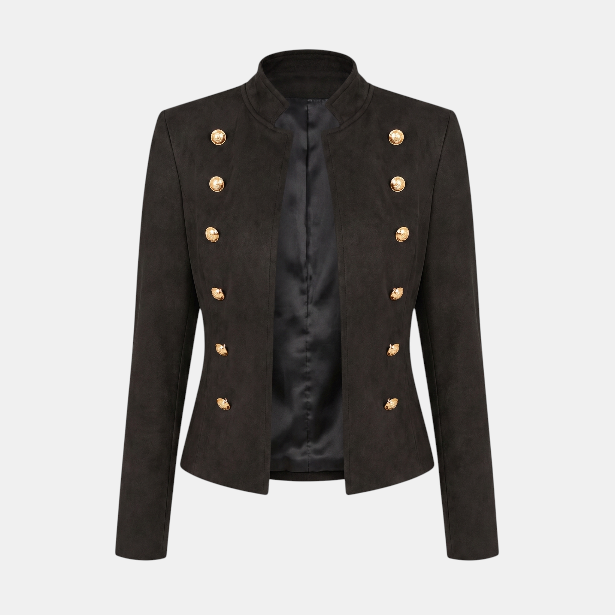 Valeniri | Women’s Suede Feel Buttoned Cardigan