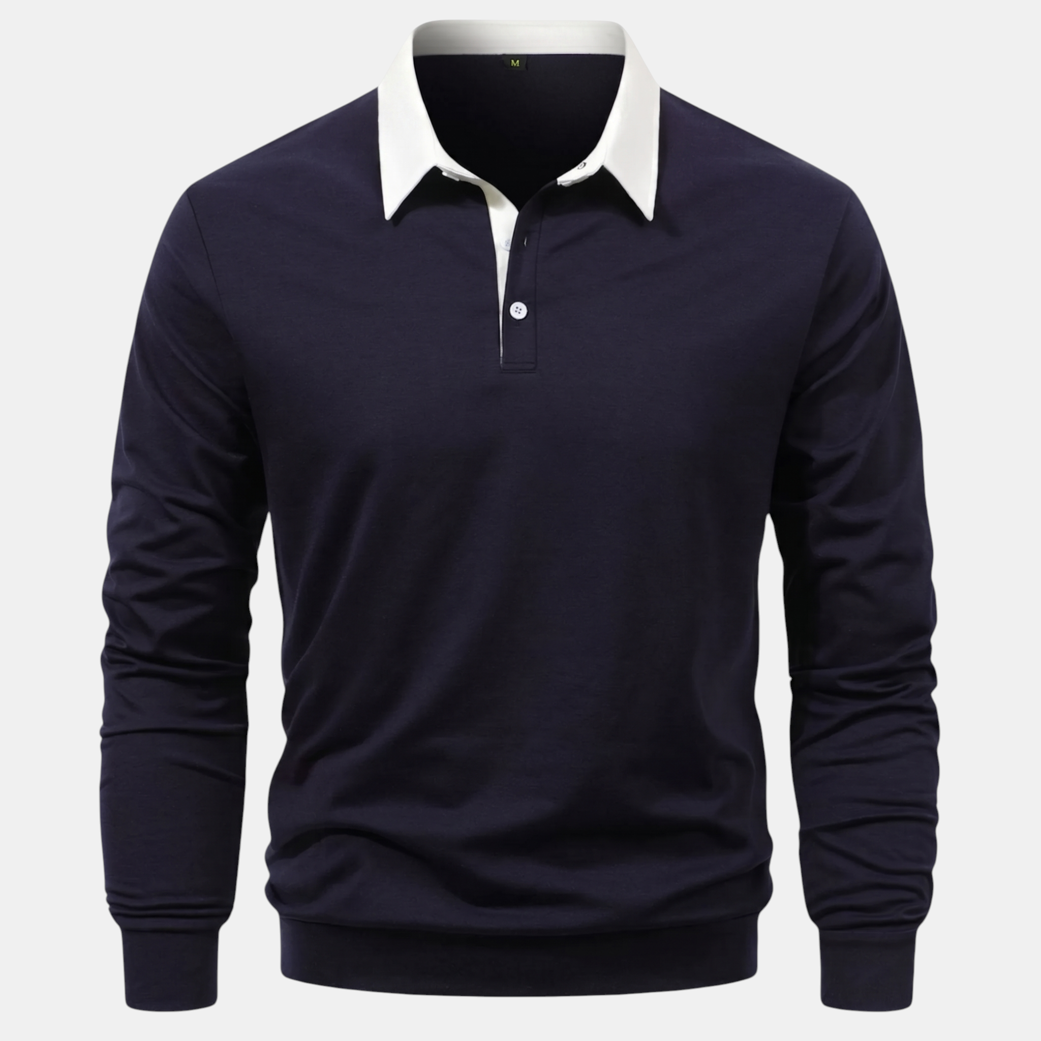 Valeniri | Men’s Long Sleeve Polo Sweater Classic Fit Casual Knit Top