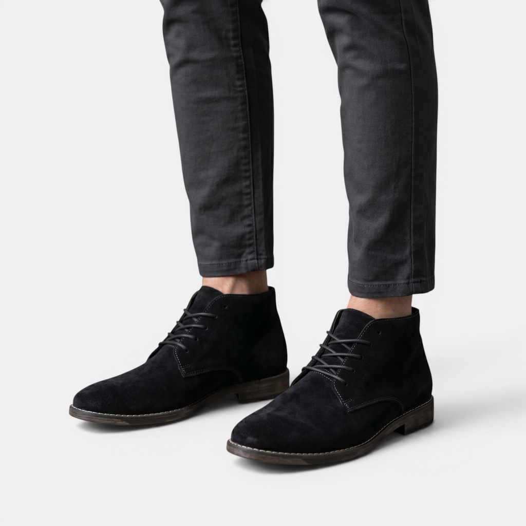 Valeniri | Men’s Premium Suede British Ankle Boots Pointed Toe Style