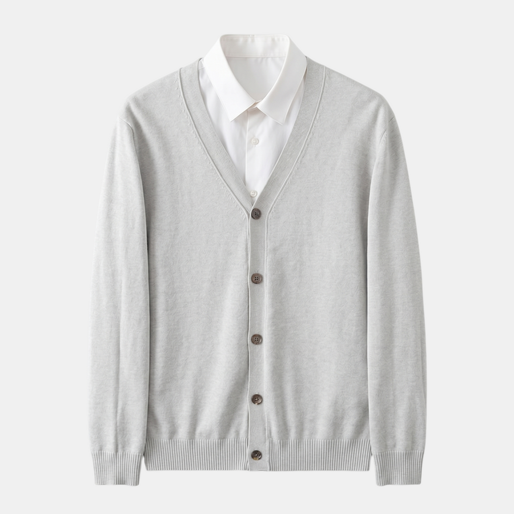 Valeniri | Men's Classic Cardigan Soft Knit Elegant Everyday Sweater
