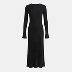 Valeniri | Women’s Comfortable Knit Dress Wool Blend Classic Casual Midi Dress