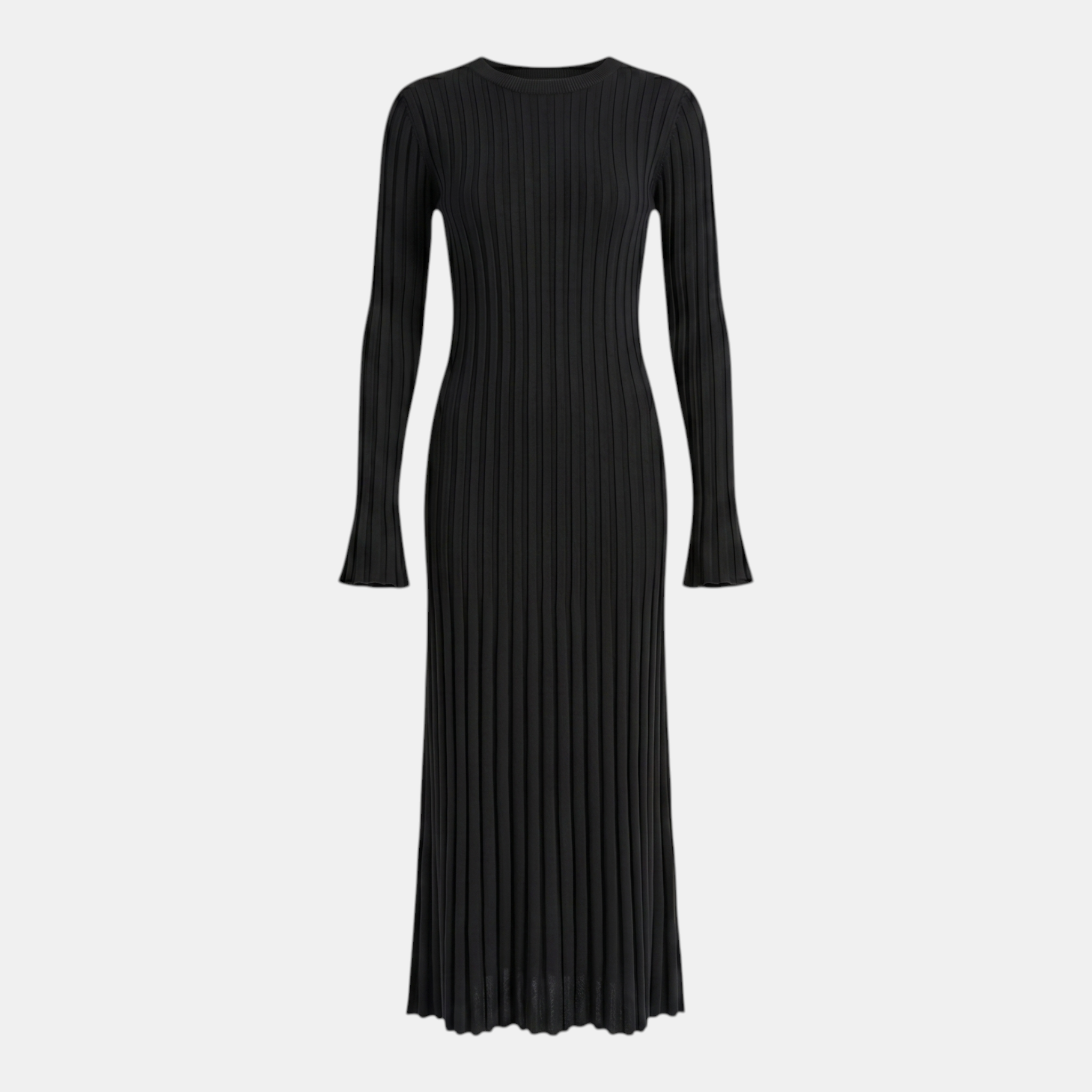 Valeniri | Women’s Comfortable Knit Dress Wool Blend Classic Casual Midi Dress