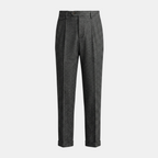 Valeniri | Men’s Winter Wool Pants Herringbone Classic Fit Formal Trousers