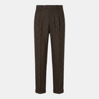 Valeniri | Men’s Winter Wool Pants Herringbone Classic Fit Formal Trousers